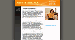 Desktop Screenshot of drrochellefrank.com
